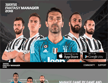 Tablet Screenshot of juventusfantasymanager.com